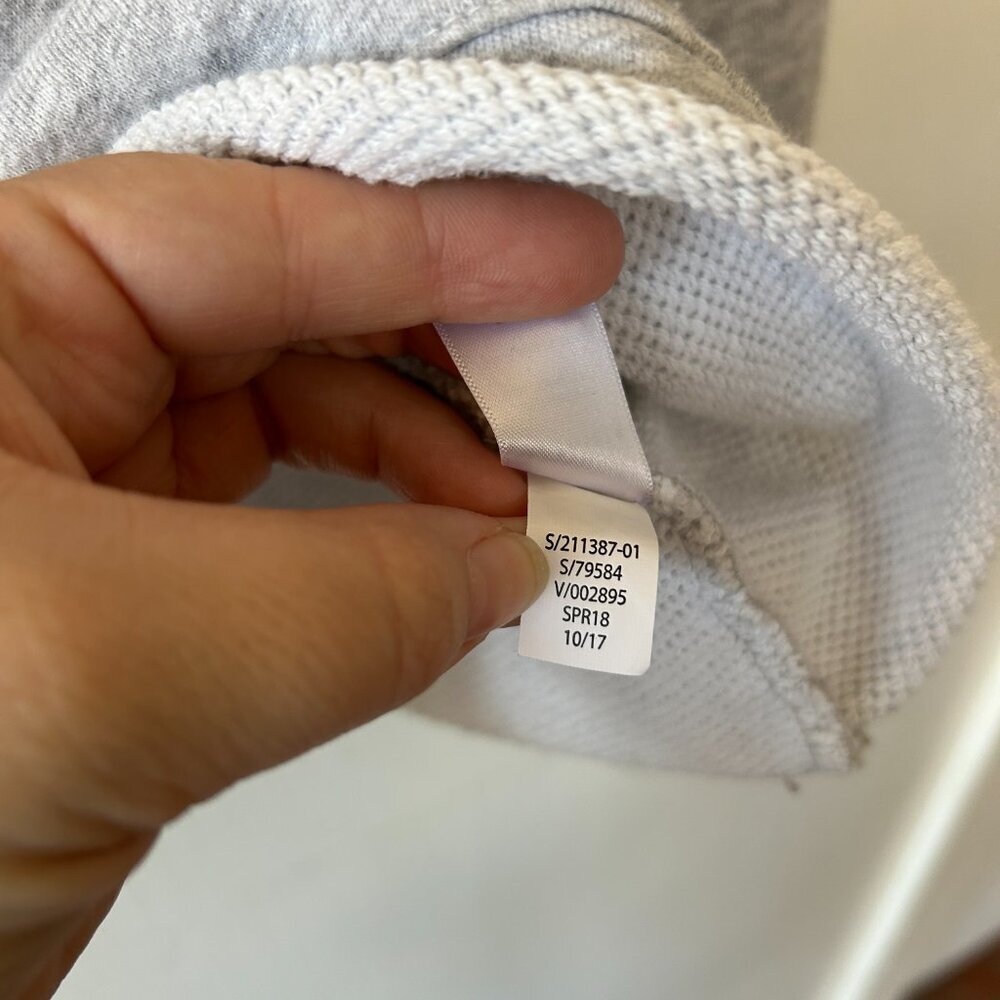 Athleta Boxy Hoodie Womens XS Gray Oversized Sweatshirt Pocket Athletic - Picture 5 of 6